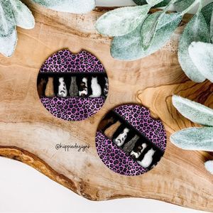 Cat Life Car Coaster Set  | Cat Car Accessories